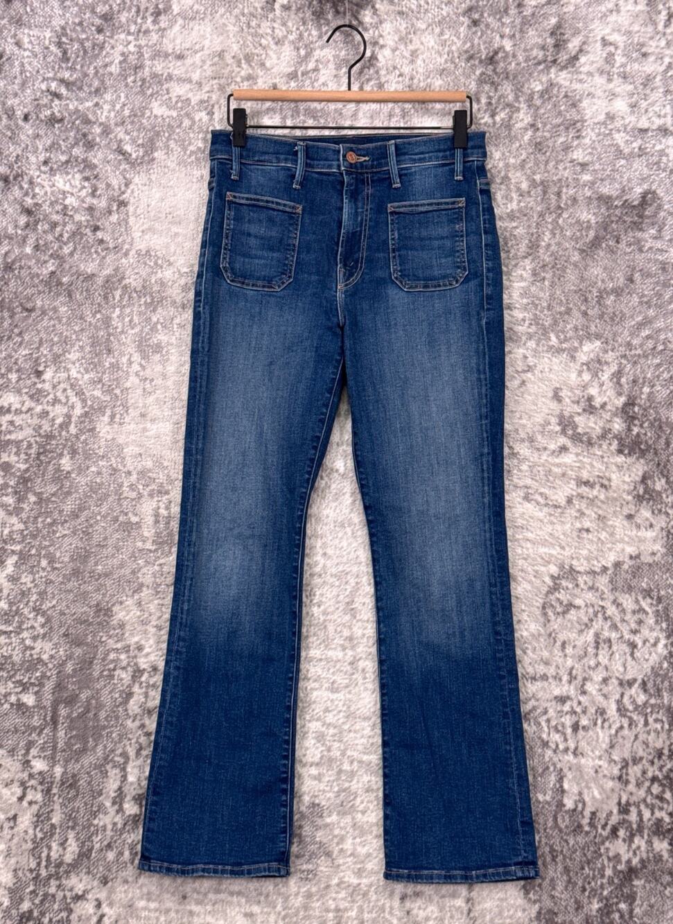 Mother Jeans 28 Womens The Patch Pocket Insider Flood Denim